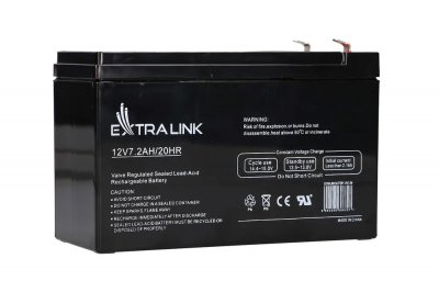 Акумуляторная батарея EXTRALINK AGM 12V 7.2Ah EX.6327