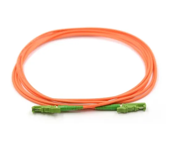 Патч-корд оптичний E2000/APC – E2000/APC OM2 Simplex 3м